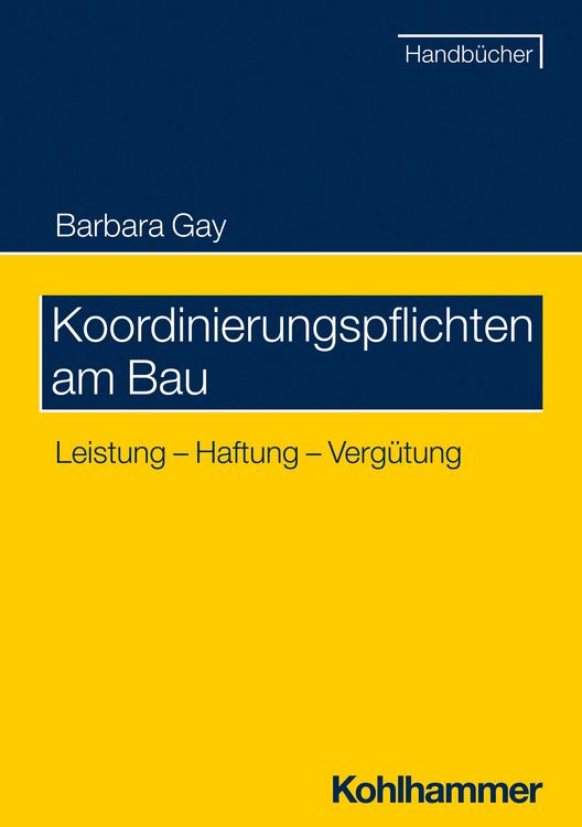Produktbild: Koordinierungspflichten am Bau