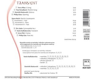 Produktbild: Transient-Werke f&uuml;r Marimba und Vibraphon