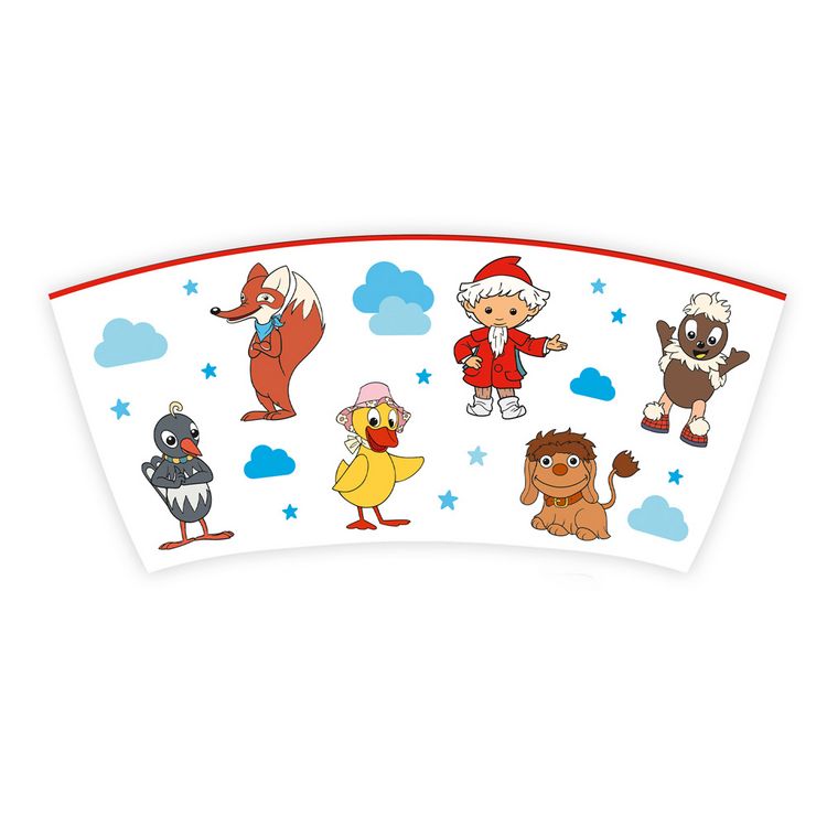 Produktbild: TR&Ouml;TSCH - Unser Sandm&auml;nnchen Kindertasse Geschenktasse aus Porzellan Sandm&auml;nnchen und Freunde