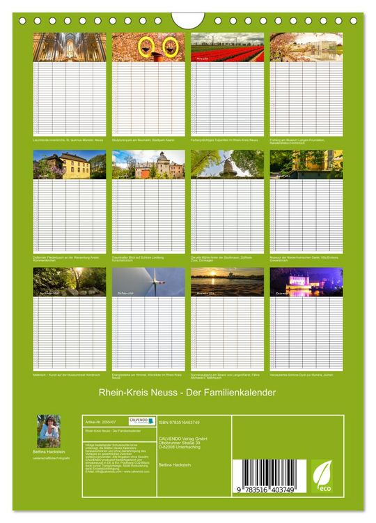 Produktbild: Rhein-Kreis Neuss - Der Familienkalender (Wandkalender 2026 DIN A4 hoch), CALVENDO Monatskalender