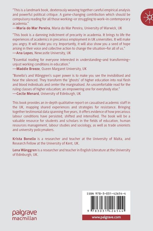Produktbild: Working Conditions in a Marketised University System