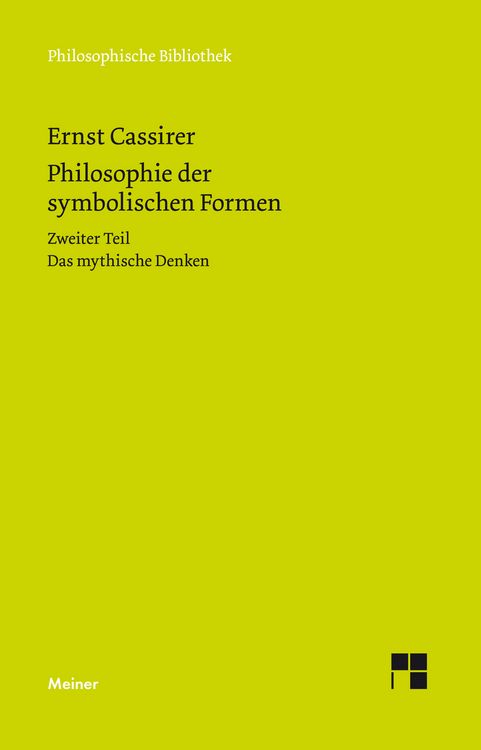 Produktbild: Philosophie der symbolischen Formen. Zweiter Teil