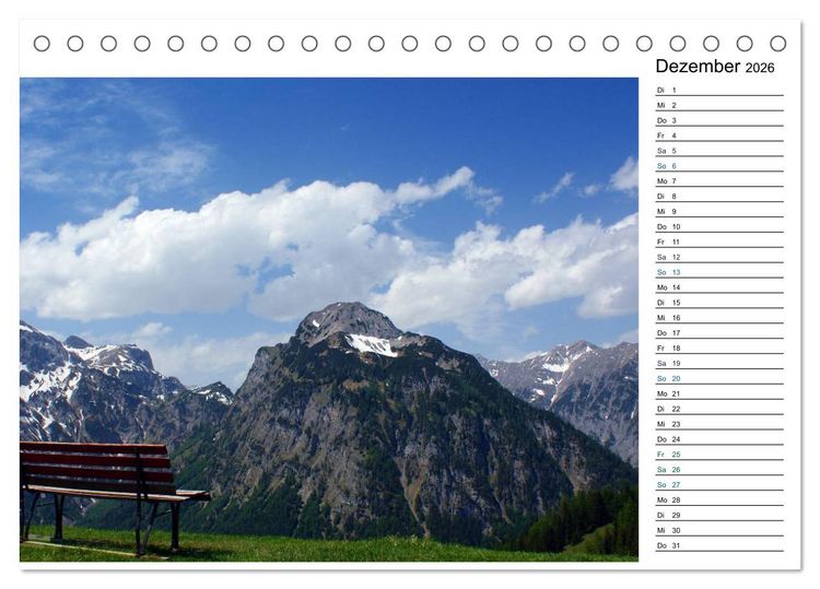 Produktbild: Pertisau am Achensee (Tischkalender 2026 DIN A5 quer), CALVENDO Monatskalender