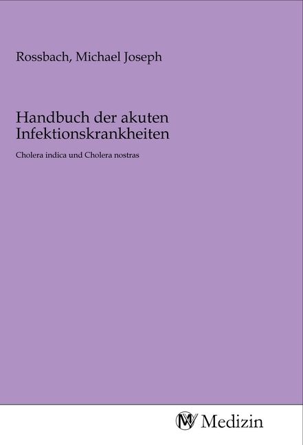 Produktbild: Handbuch der akuten Infektionskrankheiten