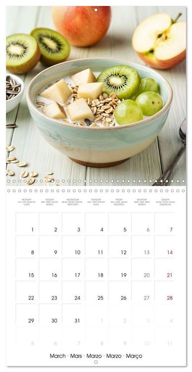 Produktbild: The Art of Muesli - A Year of Beautiful Breakfast Bowls (Wall Calendar 2027 12 &times; 12 Inch) CALVENDO 12 Month Wall Calendar