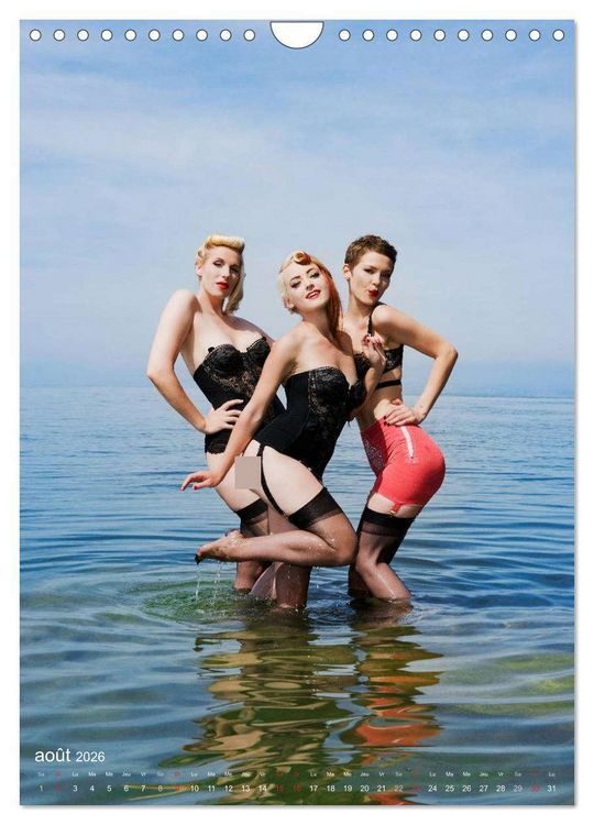 Produktbild: Boudoir Burlesque (Calendrier mural 2026 DIN A4 horizontal), CALVENDO calendrier mensuel