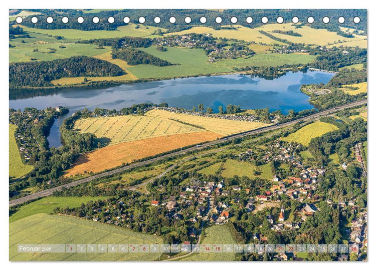 Produktbild: Vogtland - Farben einer Landschaft (Tischkalender 2026 DIN A5 quer), CALVENDO Monatskalender