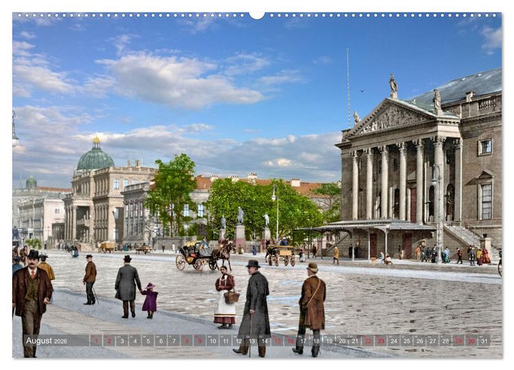 Produktbild: Berlin zur Kaiserzeit &ndash; Fotos neu restauriert und detailkoloriert (Wandkalender 2026 DIN A2 quer), CALVENDO Monatskalender