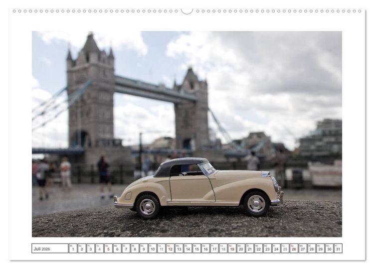 Produktbild: Modellautos auf Reisen (Wandkalender 2026 DIN A2 quer), CALVENDO Monatskalender