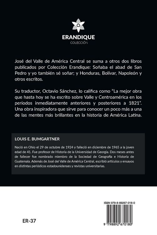 Produktbild: Jos&eacute; del Valle de Am&eacute;rica Central