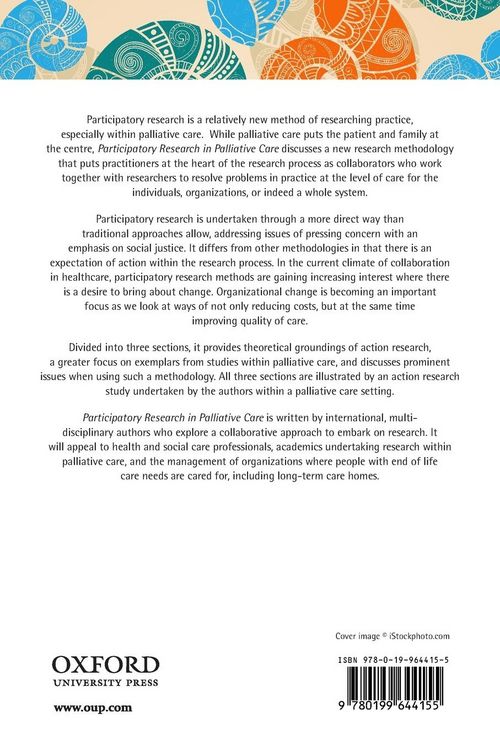 Produktbild: Participatory Research in Palliative Care