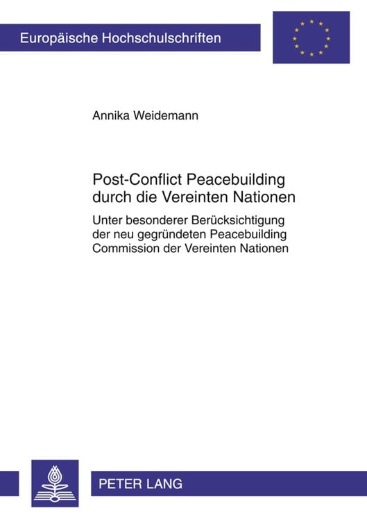 Produktbild: Post-Conflict Peacebuilding durch die Vereinten Nationen