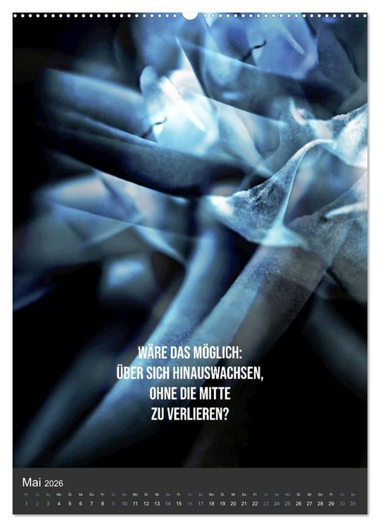 Produktbild: AugenweiTe Bilder.Texte.Inspirationen (Wandkalender 2026 DIN A2 hoch), CALVENDO Monatskalender