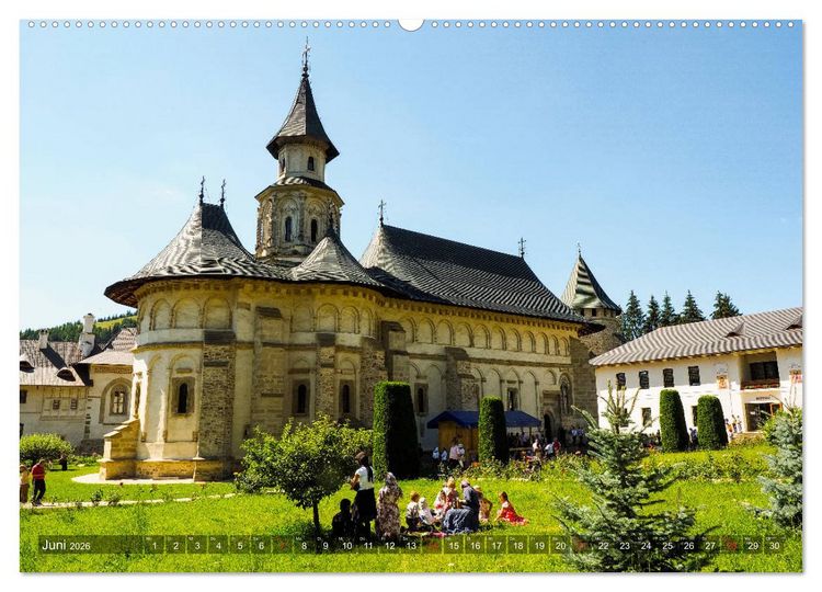 Produktbild: Kl&ouml;ster in der Bucovina (Wandkalender 2026 DIN A2 quer), CALVENDO Monatskalender