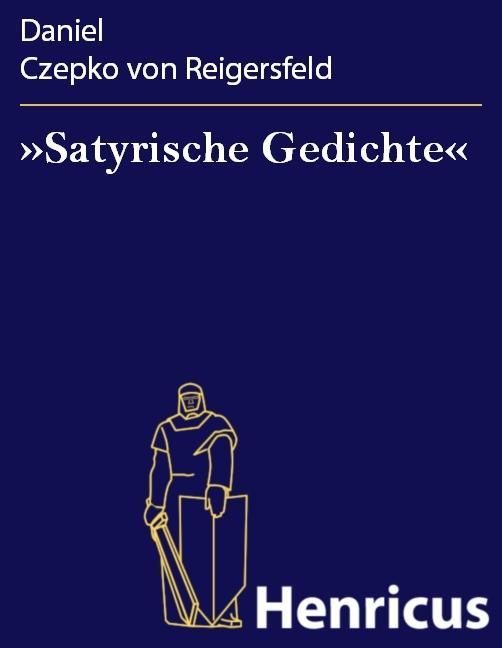 Produktbild: &raquo;Satyrische Gedichte&laquo;