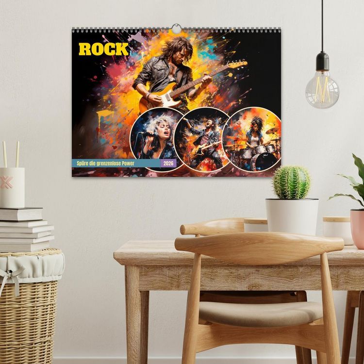 Produktbild: ROCK Sp&uuml;re die grenzenlose Power (Wandkalender 2026 DIN A3 quer), CALVENDO Monatskalender
