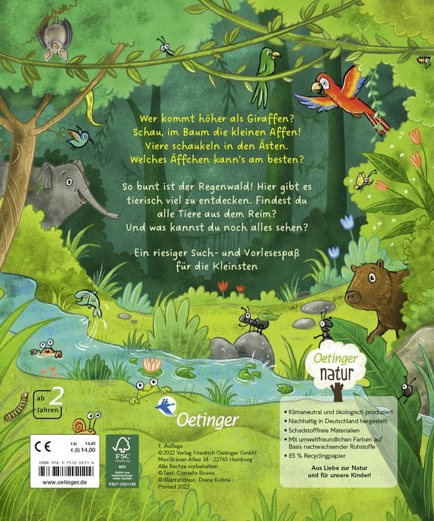 Produktbild: Mein buntes Regenwald Wimmelbuch