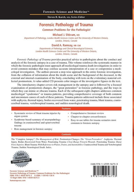 Produktbild: Forensic Pathology of Trauma