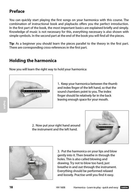 Produktbild: Blues Harmonica Set, (incl. 4 languages Method (DE/EN/FR/ES), case, cleaning cloth)