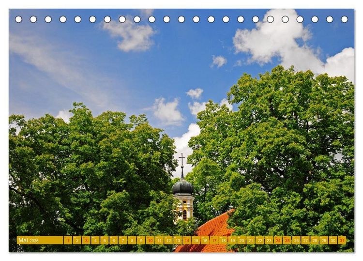 Produktbild: Kirchturmspitzen (Tischkalender 2026 DIN A5 quer), CALVENDO Monatskalender