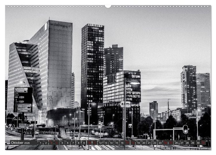 Produktbild: Ein Blick auf Rotterdam (Wandkalender 2026 DIN A2 quer), CALVENDO Monatskalender