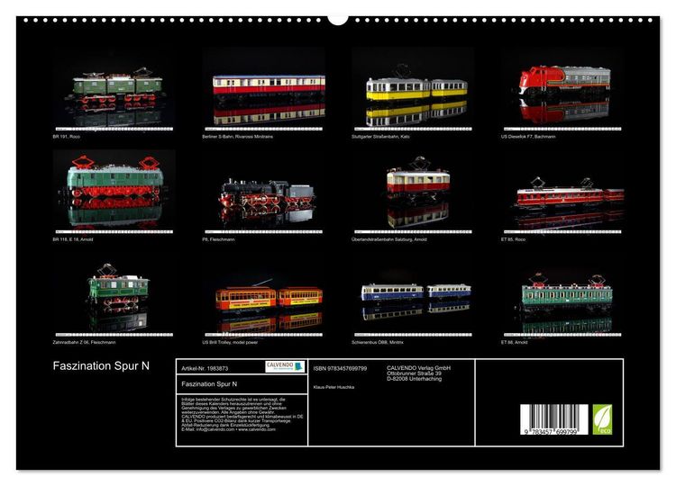 Produktbild: Faszination Spur N (hochwertiger Premium Wandkalender 2026 DIN A2 quer), Kunstdruck in Hochglanz