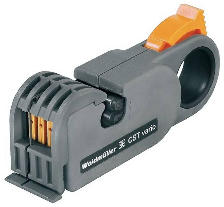 Produktbild: Weidm&uuml;ller 9005700000 CST VARIO Abisolierautomat Geeignet f&uuml;r Koaxialkabel, runde Datenleitungen 2.5 bis 8 mm RG58, RG71, RG59, RG62
