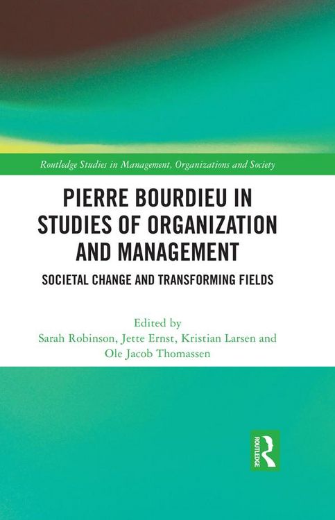 Produktbild: Pierre Bourdieu in Studies of Organization and Management