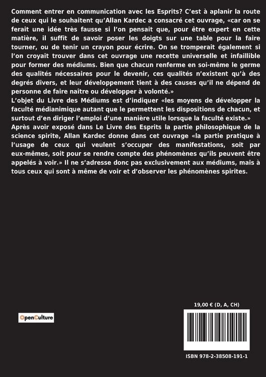 Produktbild: Le livre des m&eacute;diums