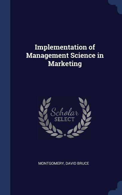 Produktbild: Implementation of Management Science in Marketing