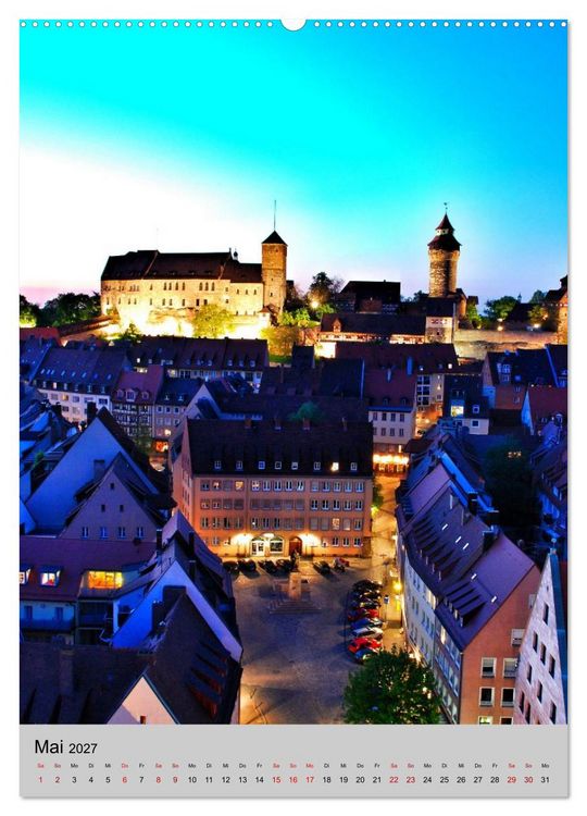 Produktbild: N&Uuml;RNBERG. Du bist so sch&ouml;n (hochwertiger Premium Wandkalender 2027 DIN A2 hoch), Kunstdruck in Hochglanz