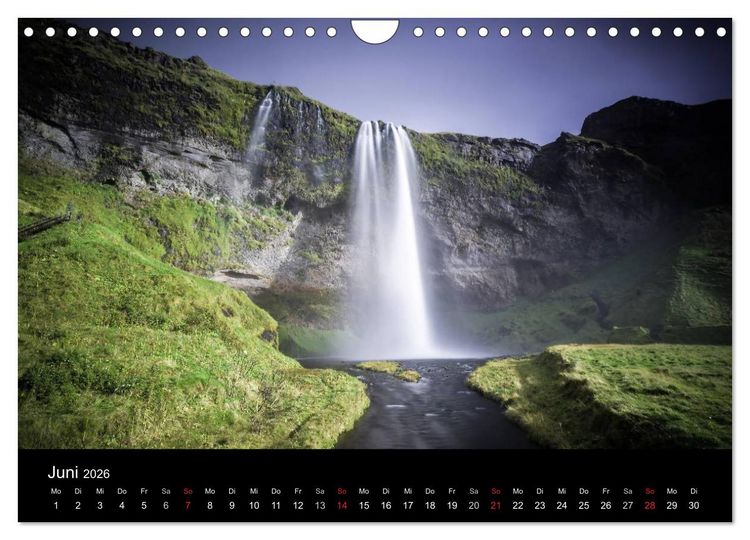 Produktbild: Island Impressionen von Armin Fuchs (Wandkalender 2026 DIN A4 quer), CALVENDO Monatskalender