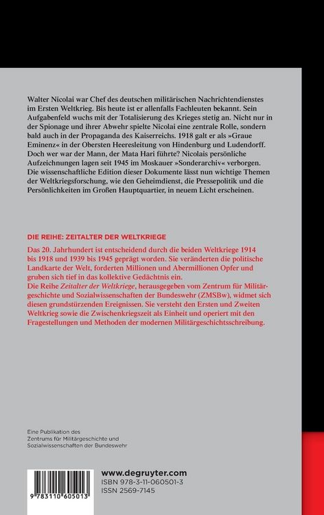 Produktbild: Geheimdienst und Propaganda im Ersten Weltkrieg