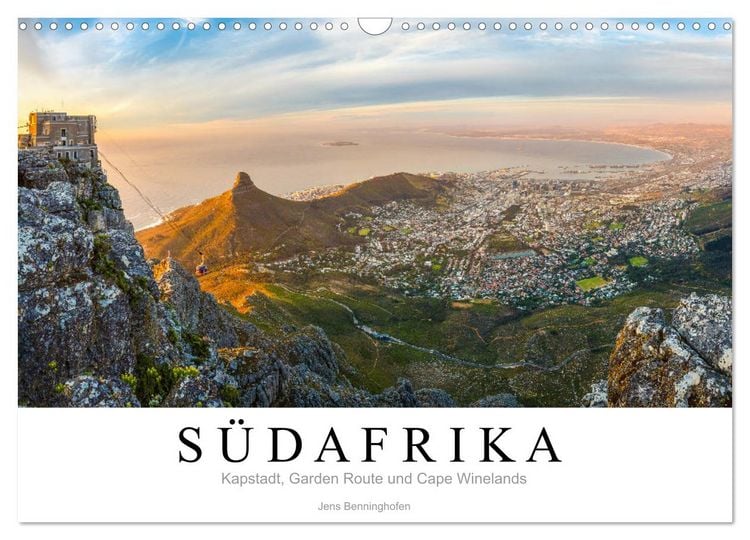 Produktbild: S&uuml;dafrika: Kapstadt, Garden Route und Cape Winelands (Wandkalender 2026 DIN A3 quer), CALVENDO Monatskalender
