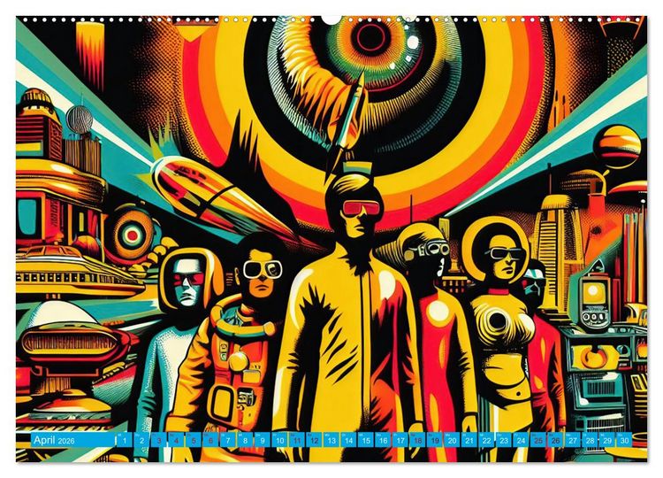 Produktbild: Utopia (hochwertiger Premium Wandkalender 2026 DIN A2 quer), Kunstdruck in Hochglanz