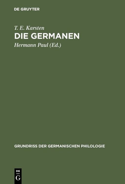Produktbild: Die Germanen