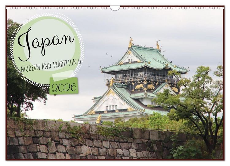 Produktbild: Japan - modern and traditional (Wall Calendar 2026 DIN A3 landscape), CALVENDO 12 Month Wall Calendar