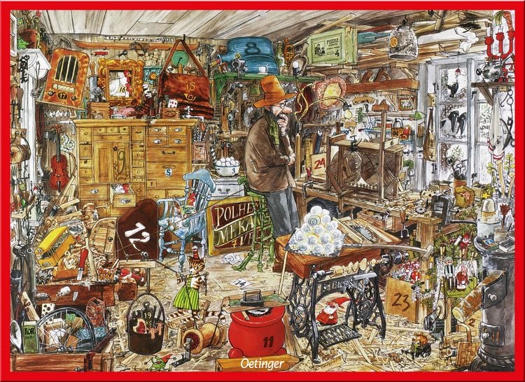 Produktbild: Pettersson und Findus warten auf Weihnachten. Adventskalender