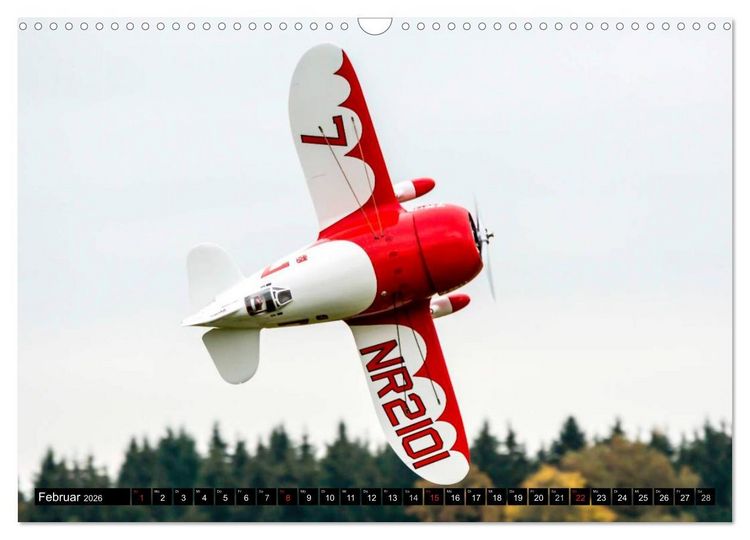 Produktbild: Modellflugzeuge &uuml;ber Friedrichshafen (Wandkalender 2026 DIN A3 quer), CALVENDO Monatskalender