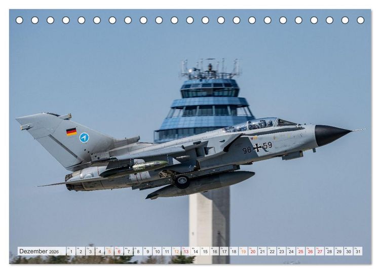 Produktbild: Panavia Tornado - The Multirole Fighter (Tischkalender 2026 DIN A5 quer), CALVENDO Monatskalender