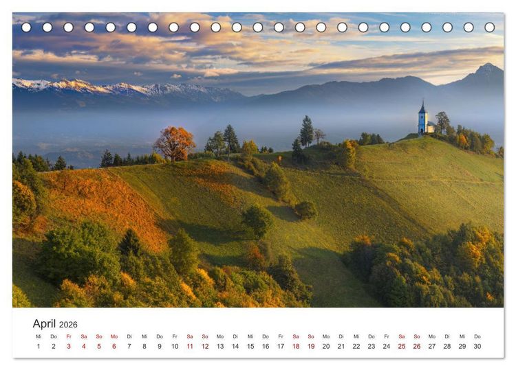 Produktbild: Leidenschaft Landschaften (Tischkalender 2026 DIN A5 quer), CALVENDO Monatskalender