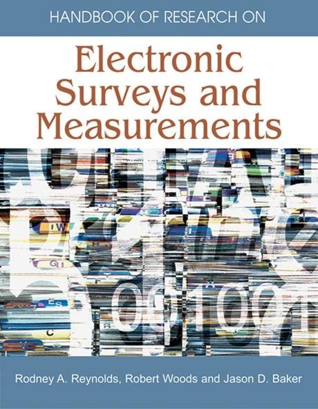 Produktbild: Handbook of Research on Electronic Surveys and Measurements