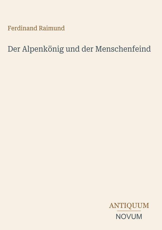 Produktbild: Der Alpenk&ouml;nig und der Menschenfeind