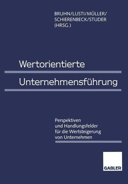 Produktbild: Wertorientierte Unternehmensf&uuml;hrung