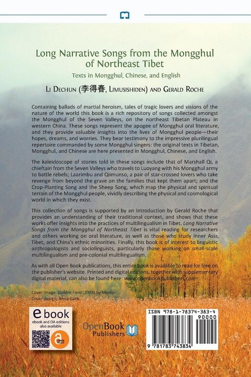 Produktbild: Long Narrative Songs from the Mongghul of Northeast Tibet