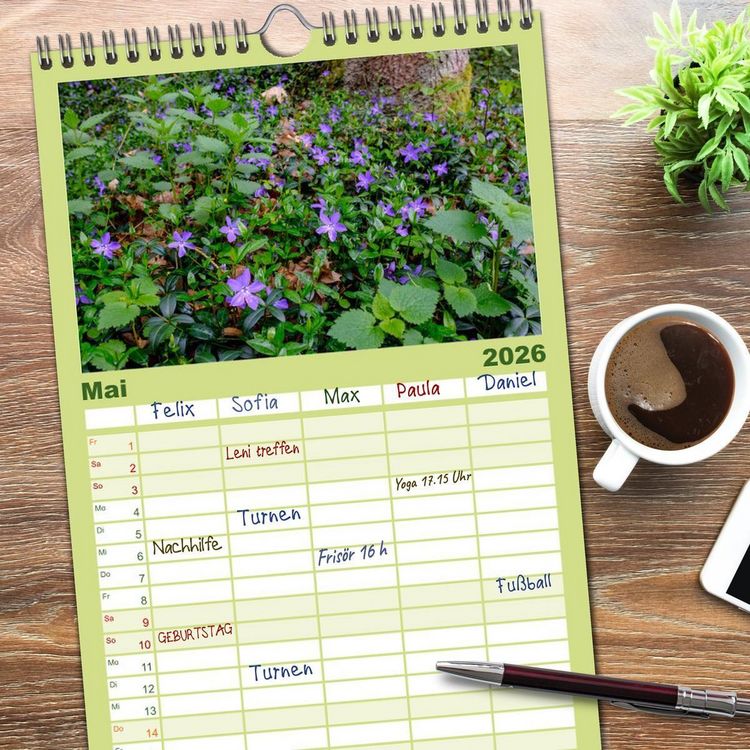Produktbild: Familienplaner 2026 - Feldaisttal bei Pregarten mit 5 Spalten (Wandkalender, 21 x 45 cm) CALVENDO
