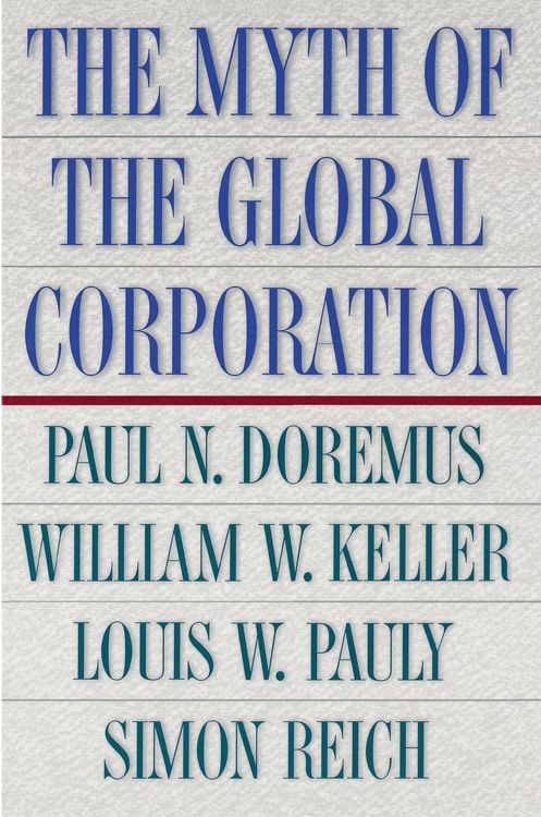Produktbild: The Myth of the Global Corporation