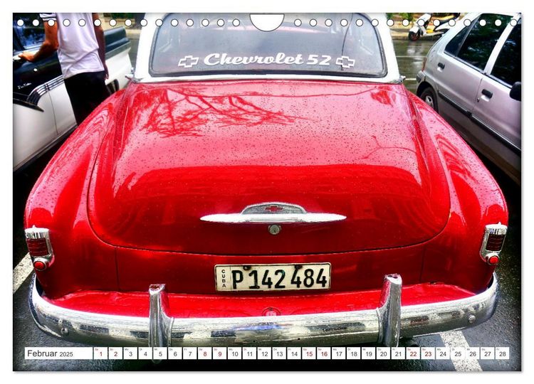 Produktbild: Chevy Highlights - Oldtimer der Marke Chevrolet aus den F&uuml;nfziger Jahren (Wandkalender 2025 DIN A4 quer), CALVENDO Monatskalender