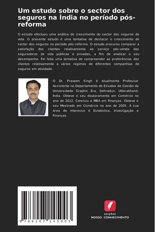 Produktbild: Um estudo sobre o sector dos seguros na &Iacute;ndia no per&iacute;odo p&oacute;s-reforma