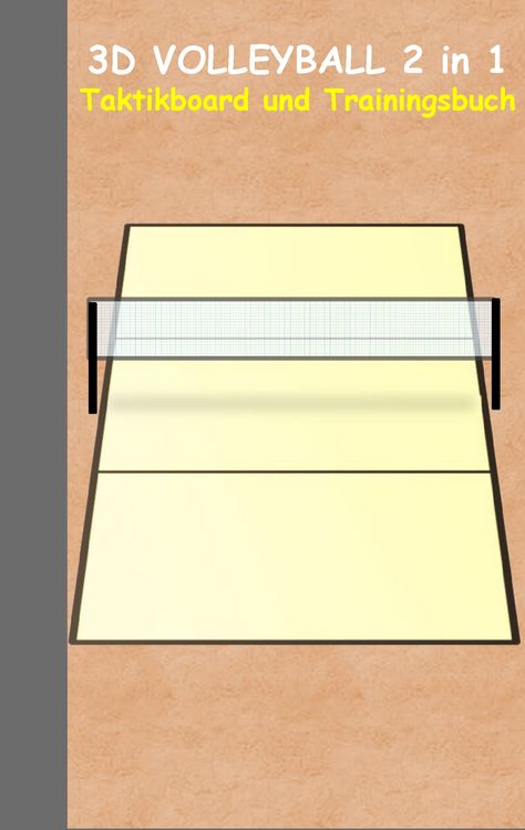 Produktbild: 3D Volleyball 2 in 1 Taktikboard und Trainingsbuch